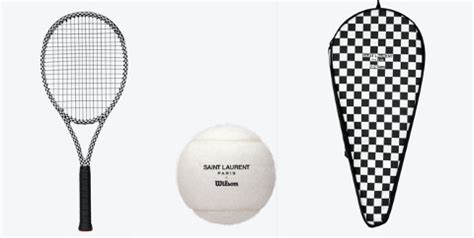 Wilson and Saint Laurent unveil exclusive checkered tennis 